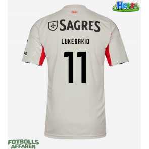 Benfica Dodi Lukebakio #11 Bortatröja 2025-26 Kortärmad